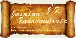 Jasmina Radovanković vizit kartica